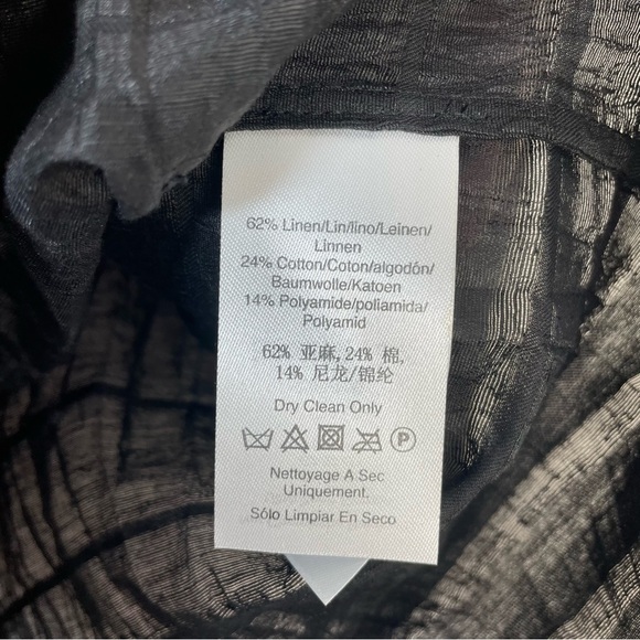 Donna Karen Linen Blouse - Picture 7 of 11